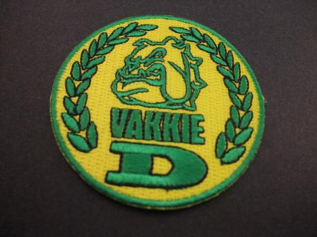 ADO Den haag voetbalclub Vakkie D opnaai embleem rond model